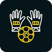 Goalie Vector Icon Design