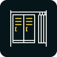 Changing room Vector Icon Design