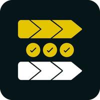 Value chain Vector Icon Design