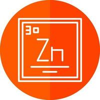 zinc vector icono diseño