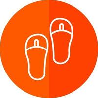 Flip flops Vector Icon Design