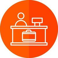 Check-in Vector Icon Design