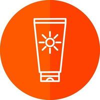 Sun cream Vector Icon Design