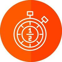 Half time Vector Icon Design