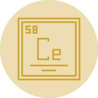 Cerium Vector Icon Design