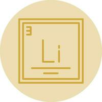 Lithium Vector Icon Design