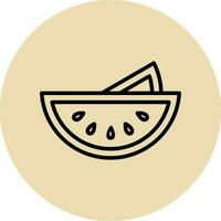 Watermelon Vector Icon Design