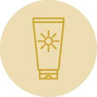 Sun cream Vector Icon Design