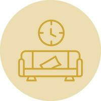 Waiting room Vector Icon Design