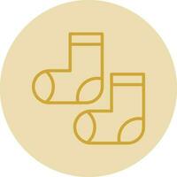 Socks Vector Icon Design
