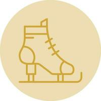 Ice skates Vector Icon Design