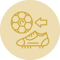 diseño de icono de vector de botas de fútbol