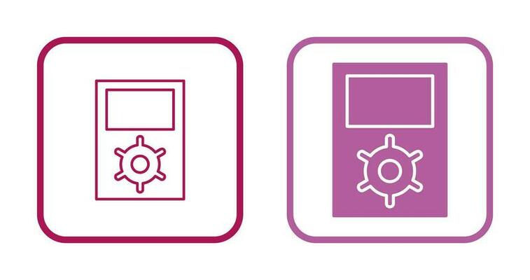 Unique Portfolio Management Vector Icon