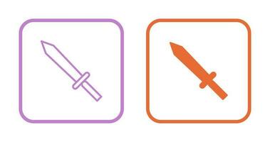 Unique Sword Vector Icon