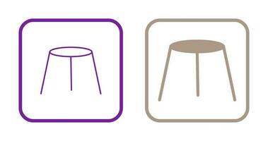 Unique Stool Vector Icon