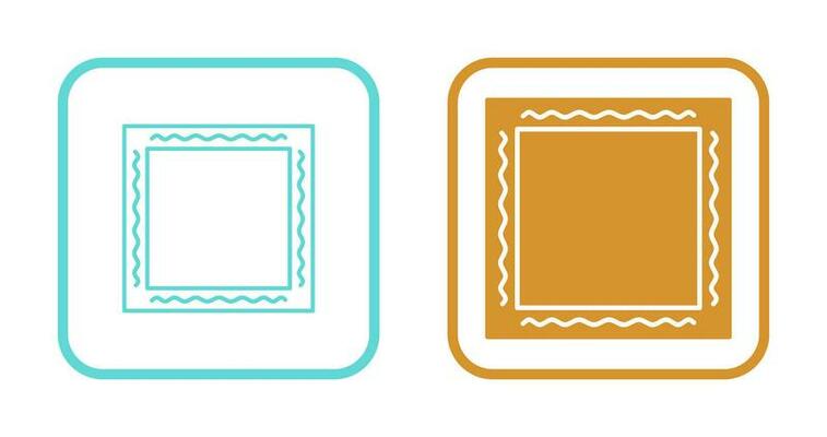 Unique Frame Vector Icon