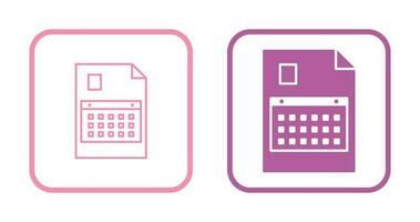 Unique Content Planning Vector Icon
