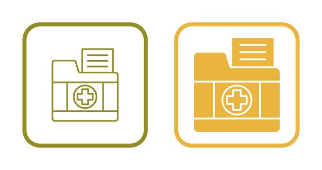 icono de vector de carpeta