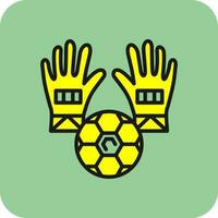 Goalie Vector Icon Design