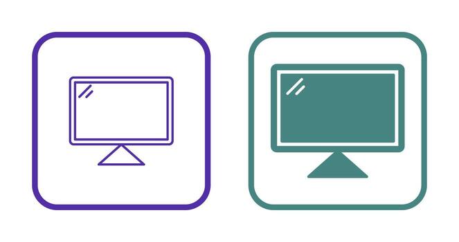 Computer Vector Icon
