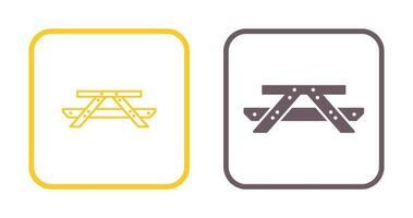 Picnic of Table Vector Icon