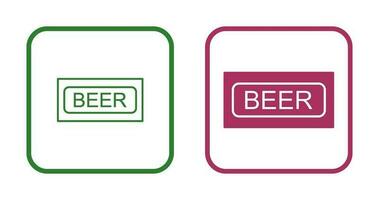 Beer Sign Vector Icon