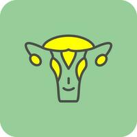 Uterus Vector Icon Design