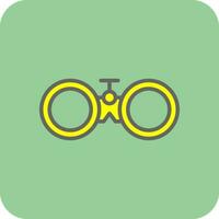 Binoculars Vector Icon Design