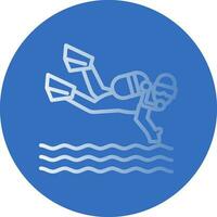 Scuba dive Vector Icon Design