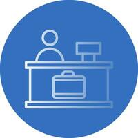 Check-in Vector Icon Design