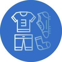 Football uniform Vector Icon Design