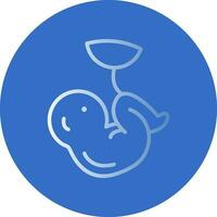 Fetus Vector Icon Design