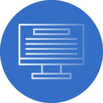 diseño de icono de vector de monitoreo