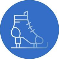 Ice skates Vector Icon Design