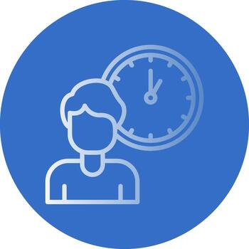 Working hours Vector Icon Design