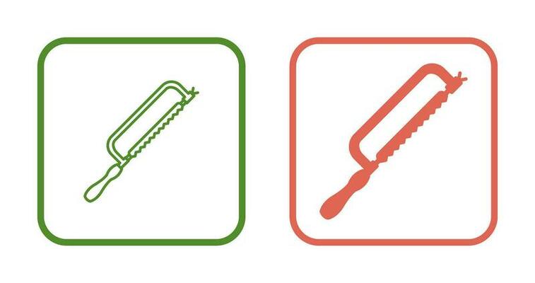 Hacksaw Vector Icon