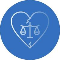 Divorce Vector Icon Design