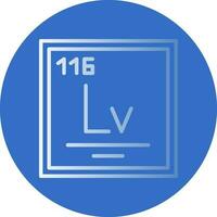 Livermorium Vector Icon Design