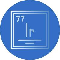 Iridium Vector Icon Design