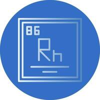 Radon Vector Icon Design