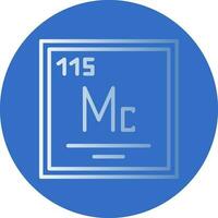 Moscovium Vector Icon Design