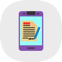 Signature Vector Icon Design