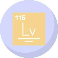 livermorium vector icono diseño