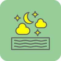 Night Vector Icon Design