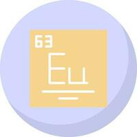 Europium Vector Icon Design