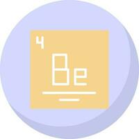 Beryllium Vector Icon Design