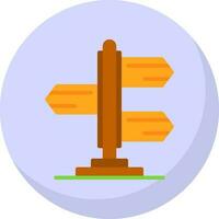 Sign post Vector Icon Design