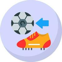 diseño de icono de vector de botas de fútbol