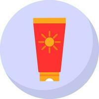 Sun cream Vector Icon Design