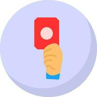 Red card Vector Icon Design